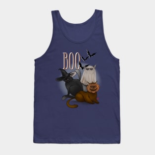 moody halloween cats Tank Top